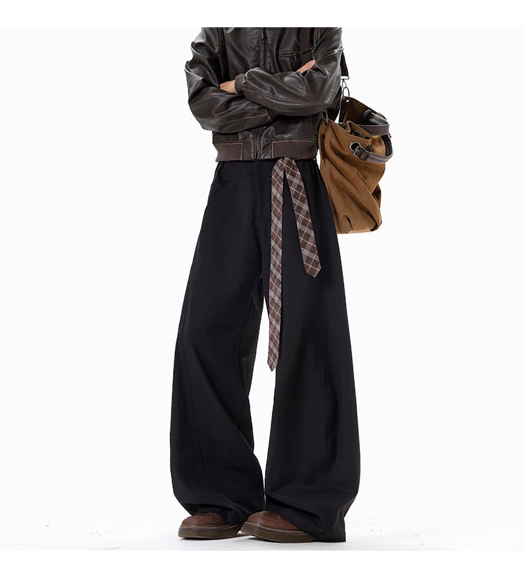 DRAPE SABER-CUT TROUSERS B0189