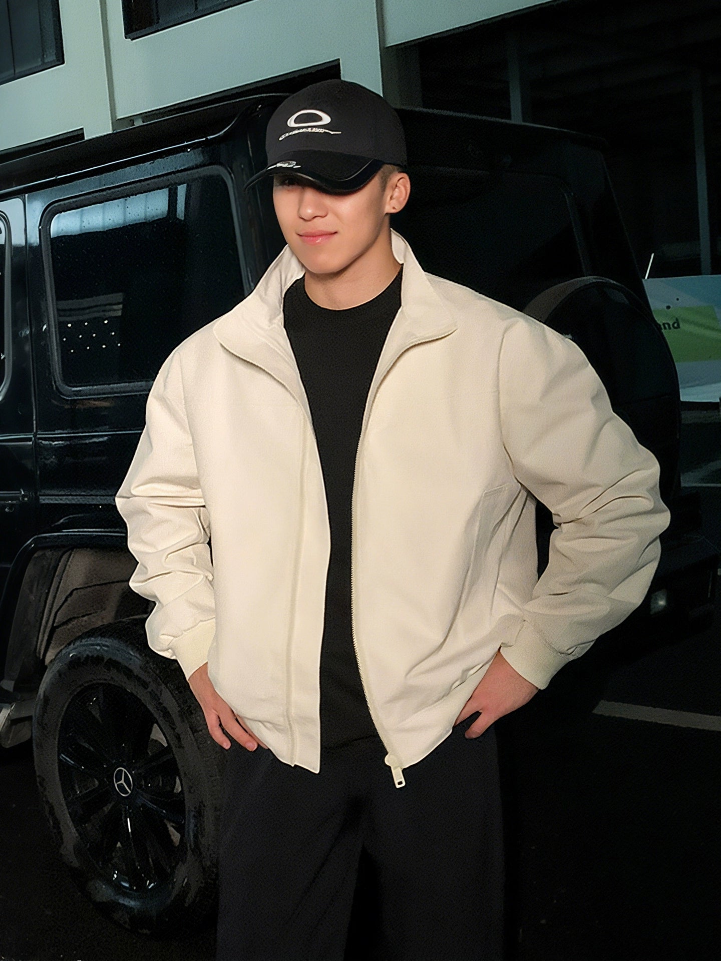 American tough guy style flight jacket C0382