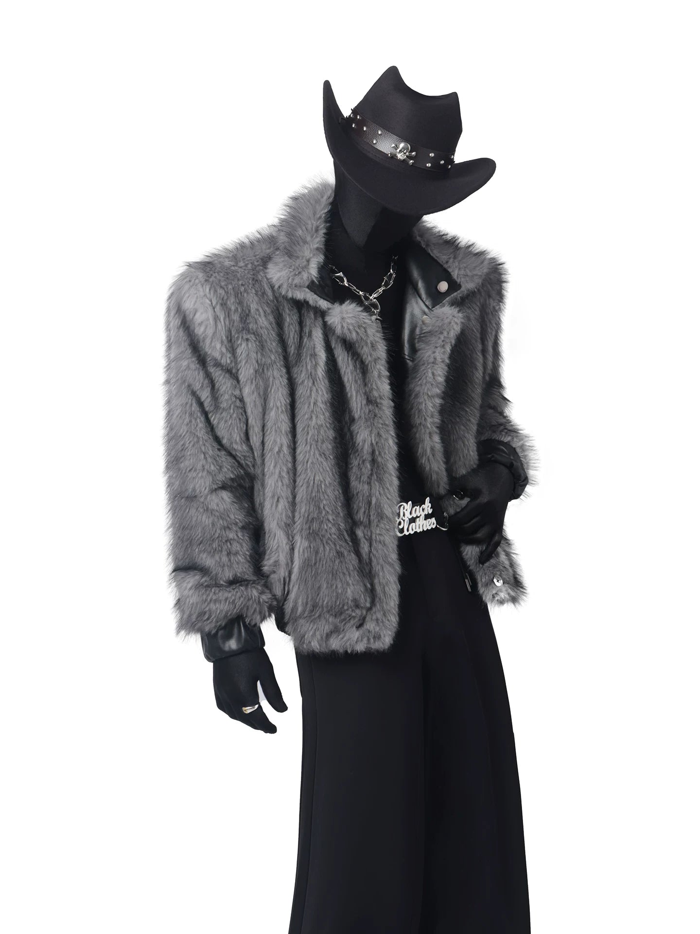 Premium big fur collar jacket FE0706