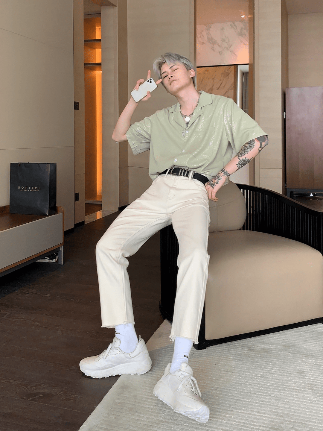 [CUIBUJU] high-end short-sleeved shirt J0114