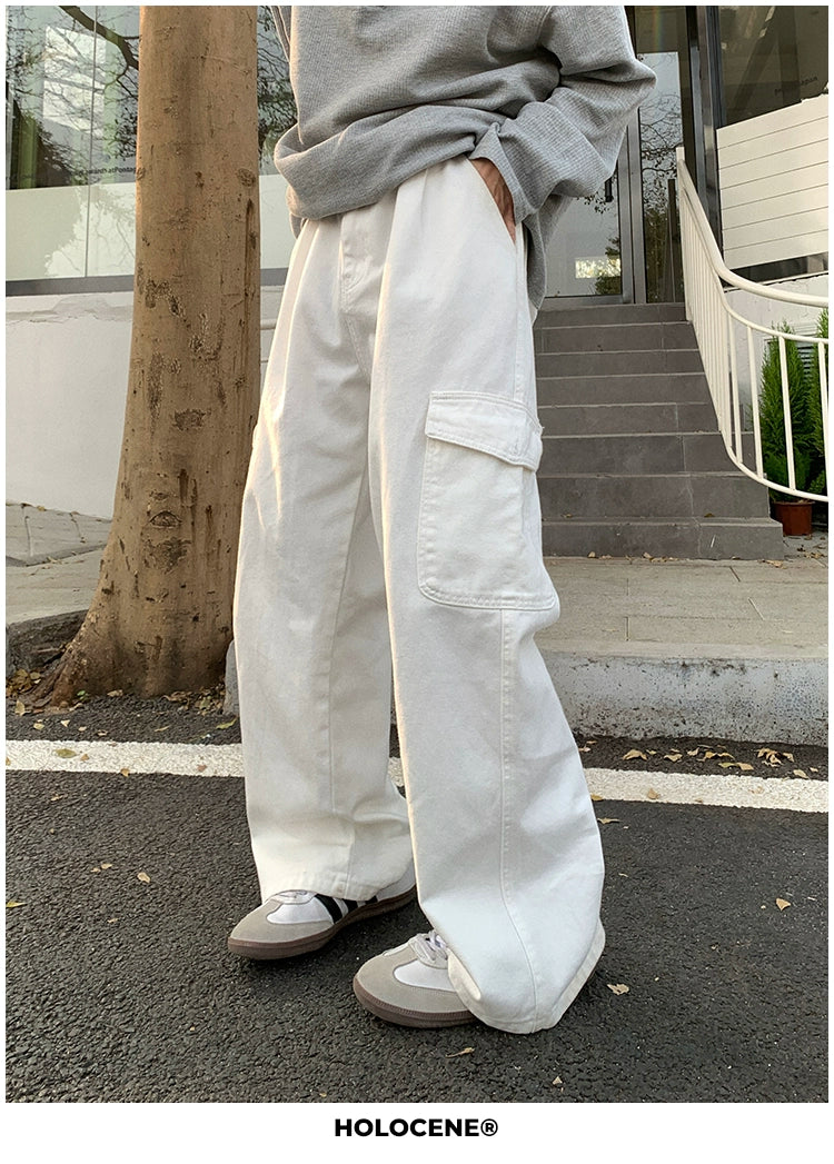 American loose straight overalls C0386