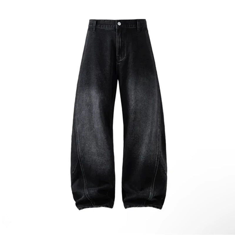 Japanese washed old jeans B0389