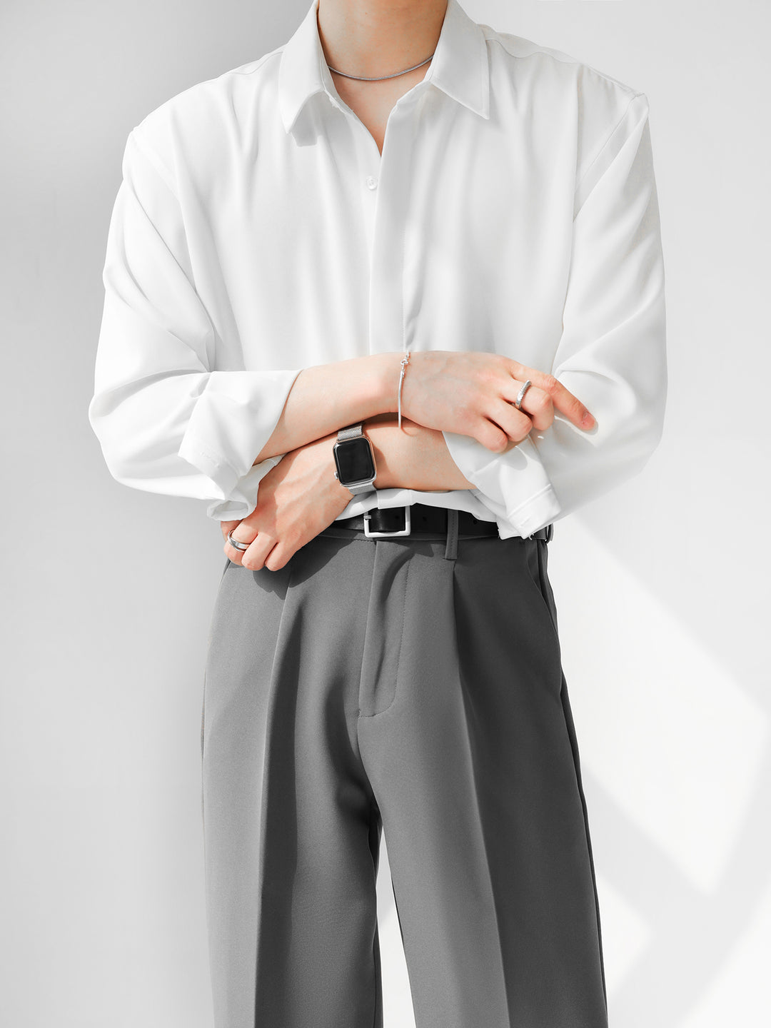 [HOHO] Simple Design Shirt J0133