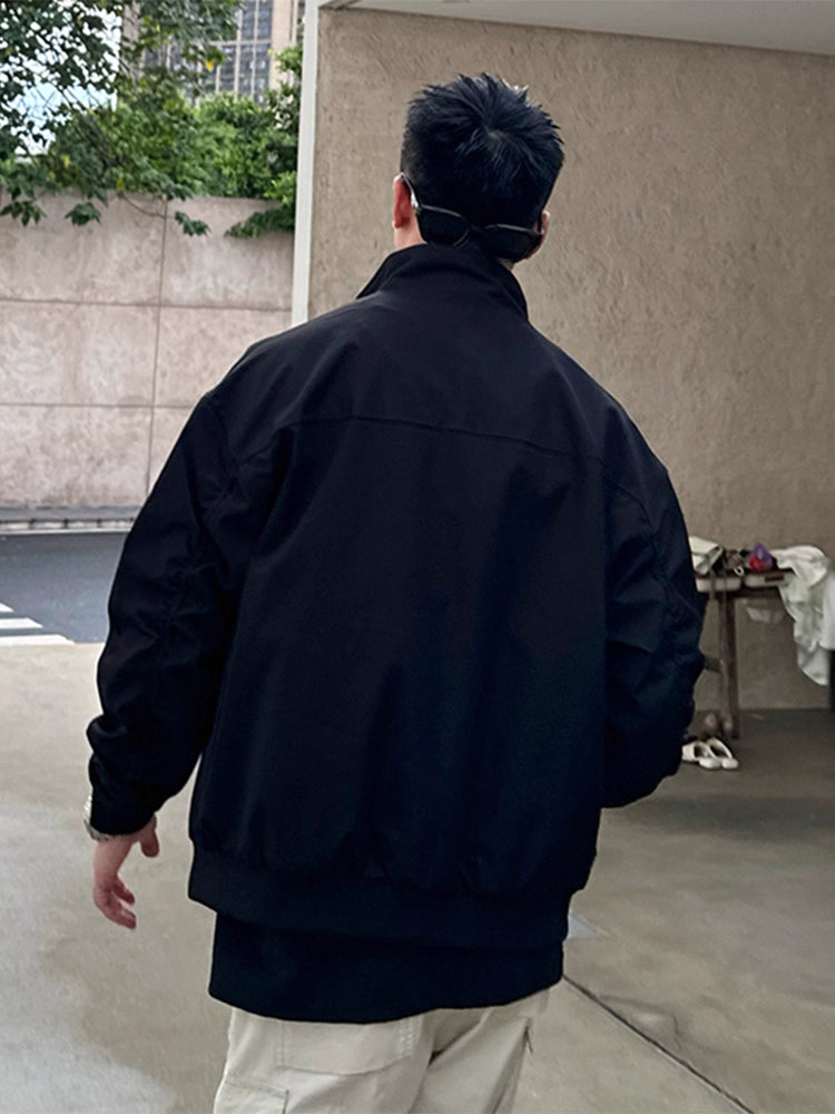 WEATHER-RESISTANT STAND-COLLAR COACH JACKET T0142