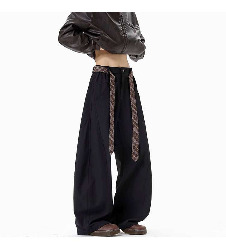 DRAPE SABER-CUT TROUSERS B0189