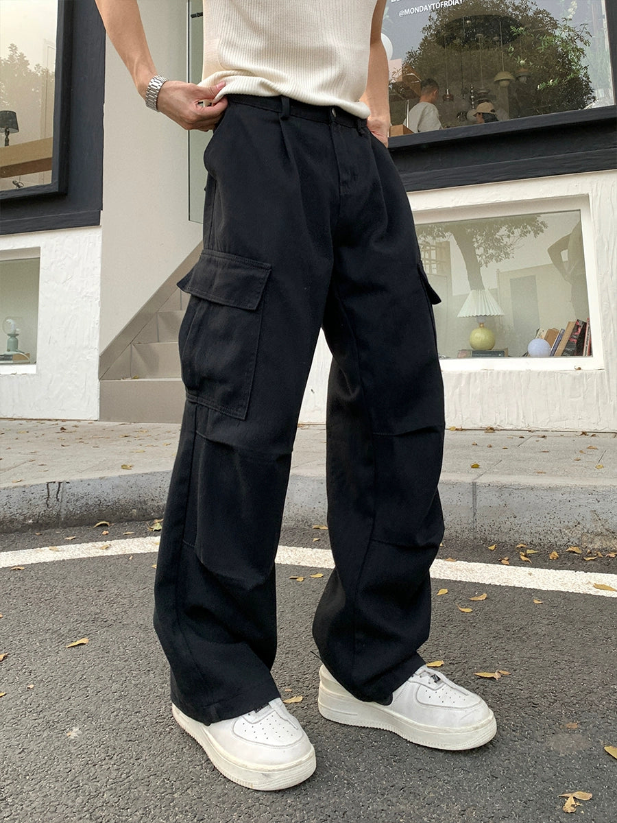 American loose straight overalls C0386