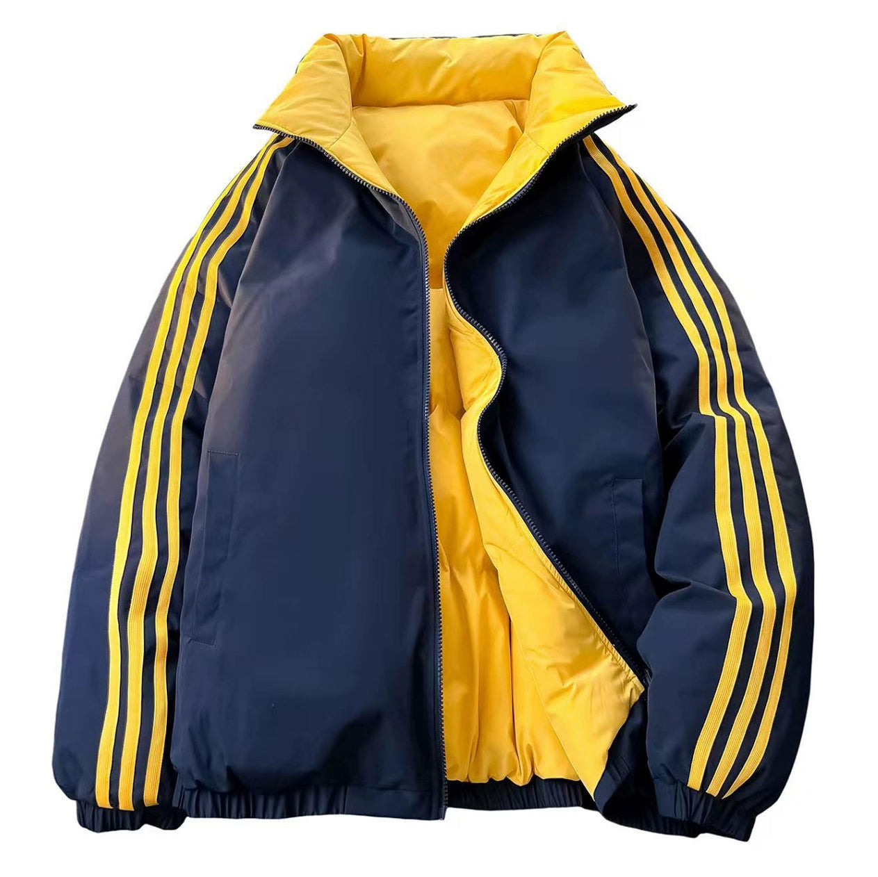 Three bars double-sided cotton-padded coat T0083