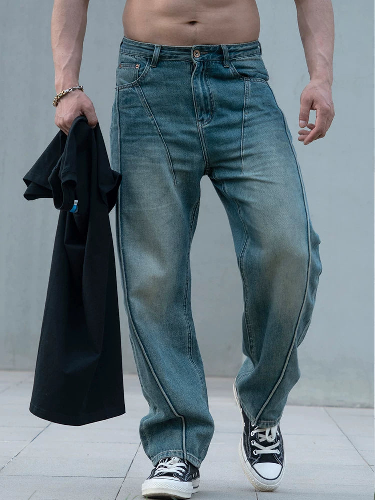 American retro washed jeans fff0250