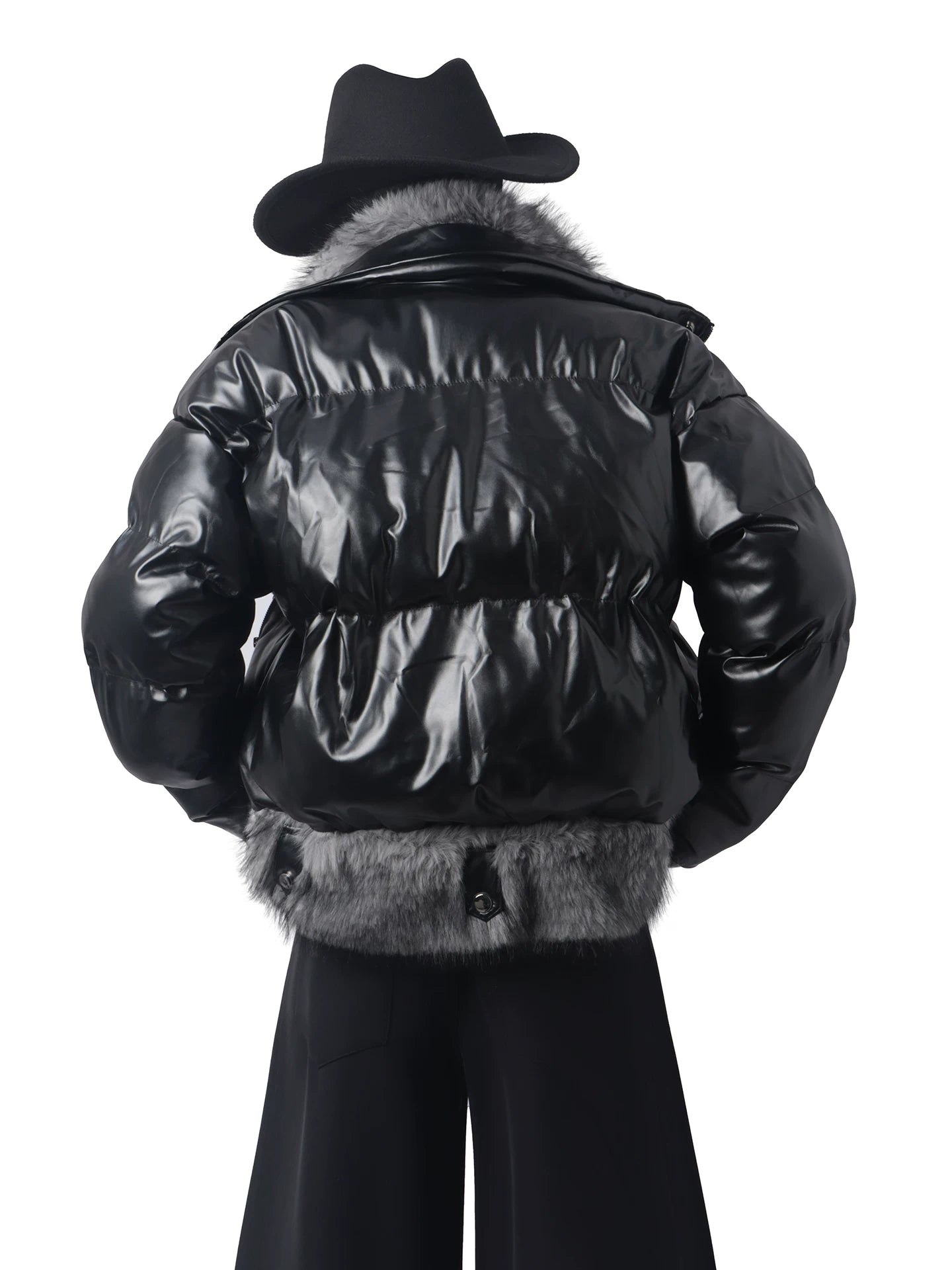 Deconstructing fake two-piece thickened cotton garment FE0708