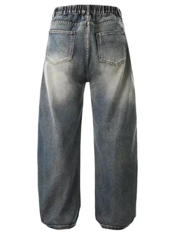 Washed retro scimitar jeans fff0284