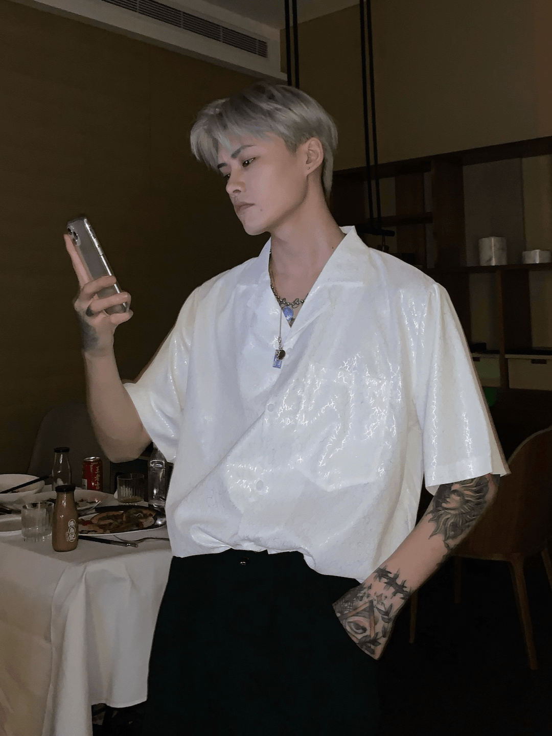 [CUIBUJU] high-end short-sleeved shirt J0114