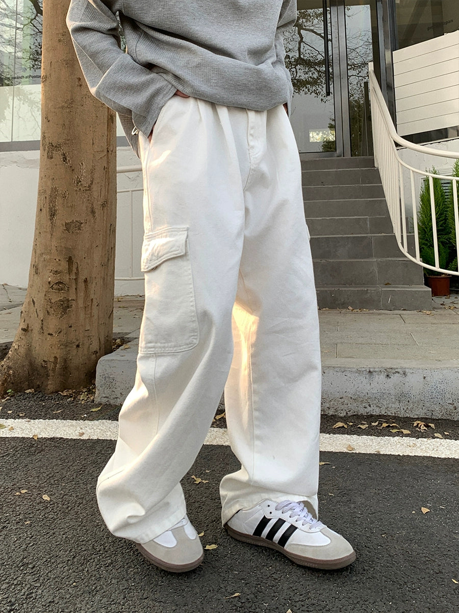 American loose straight overalls C0386