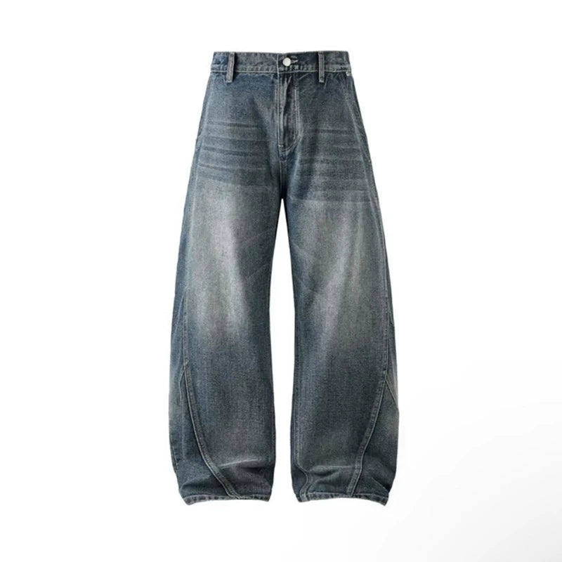 Japanese washed old jeans B0389