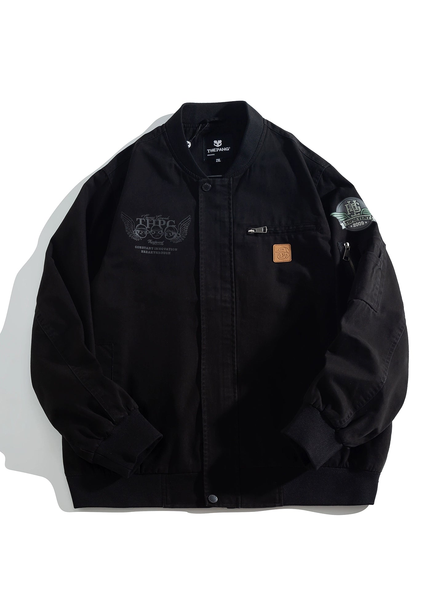 Large size cotton baseball jacket T0296