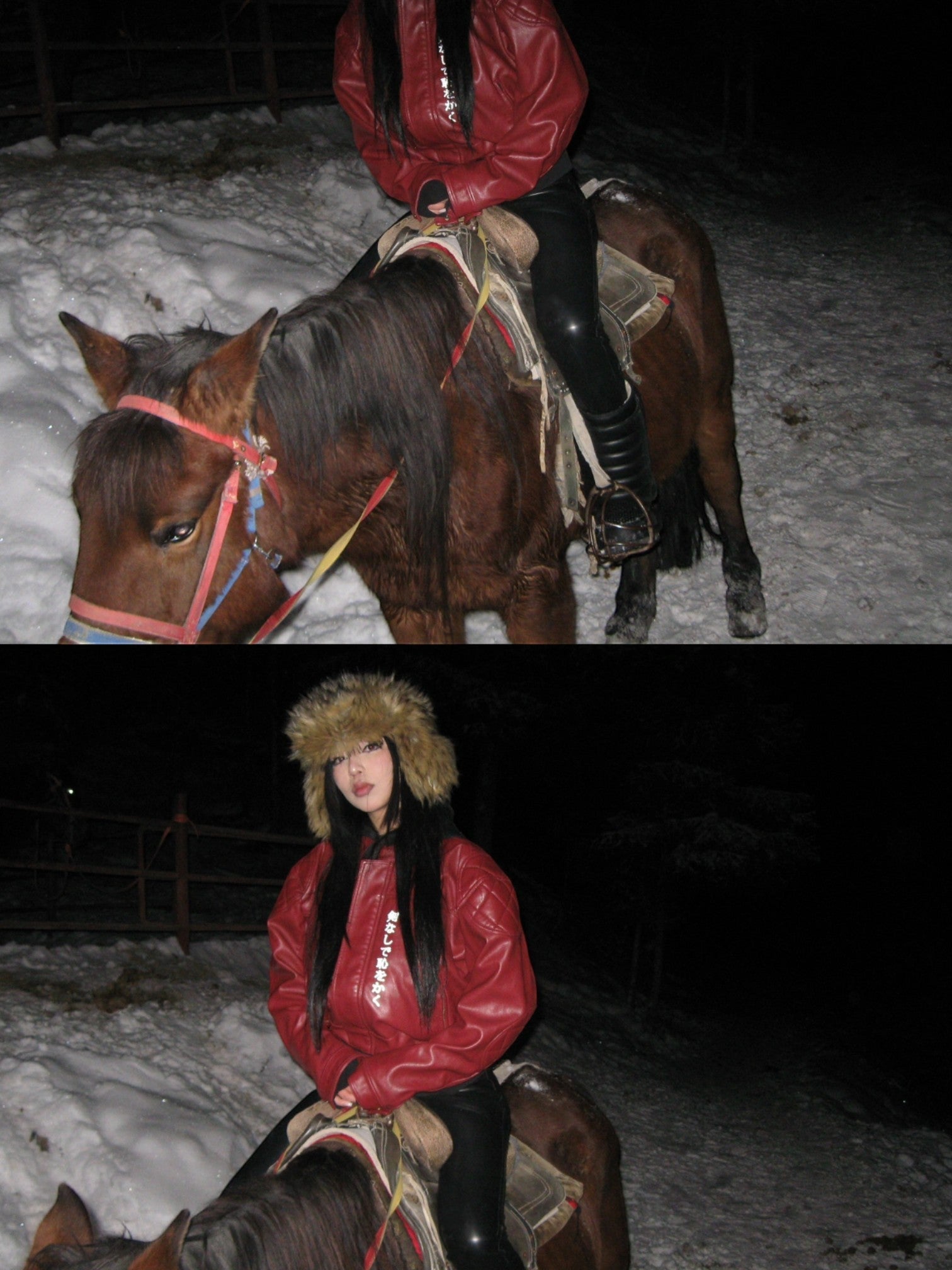 [REGEN ZONE] DRAGON-BLADE FAUX LEATHER JACKET T0176