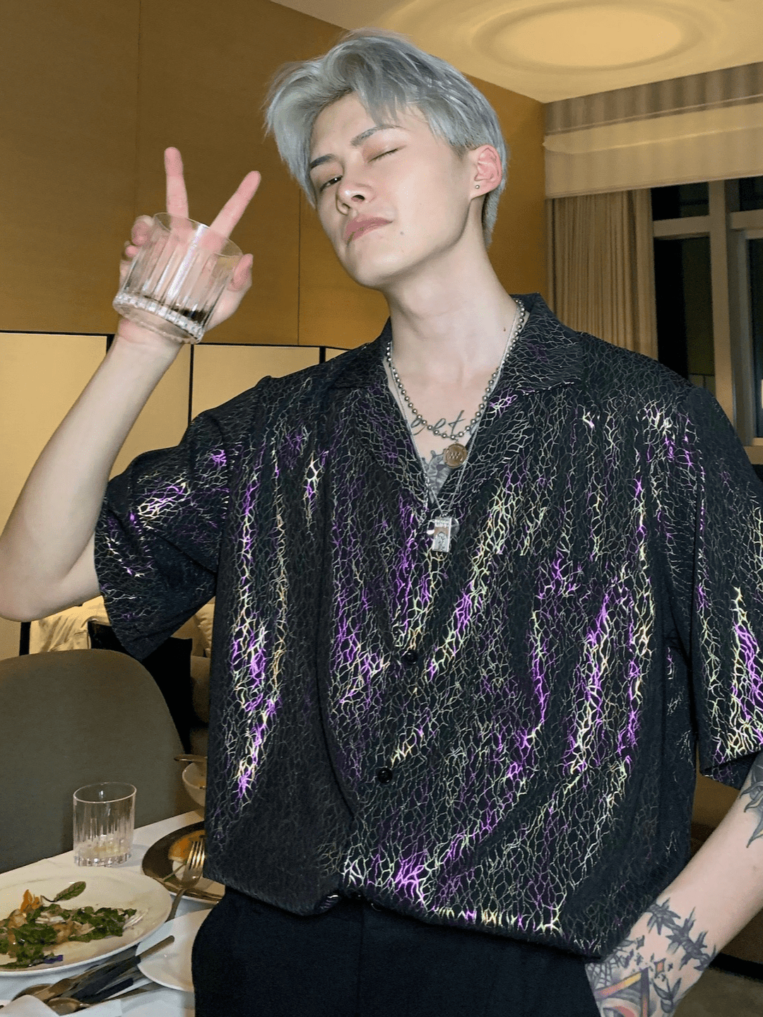 [CUIBUJU] high-end short-sleeved shirt J0114