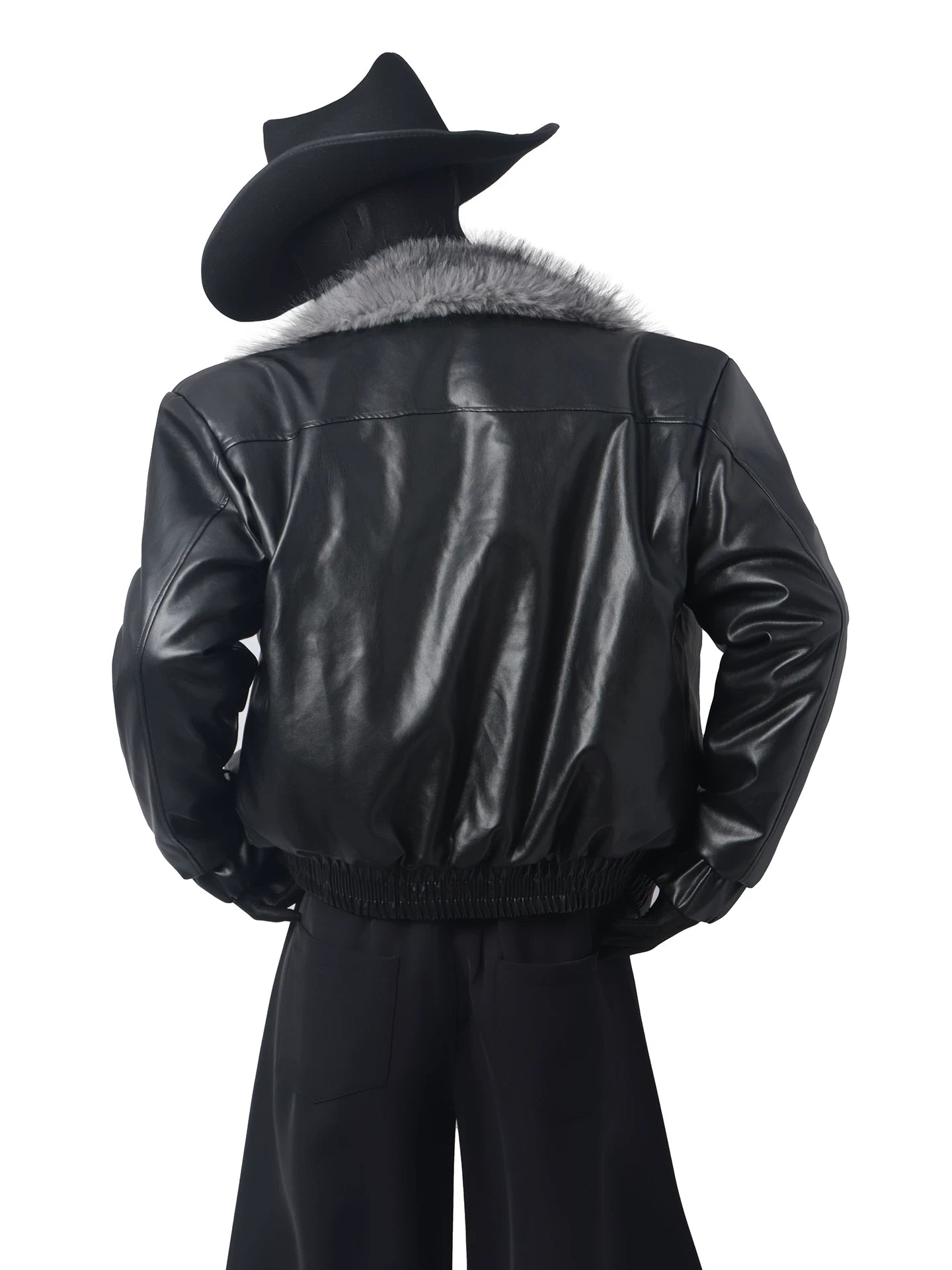 Premium big fur collar jacket FE0706