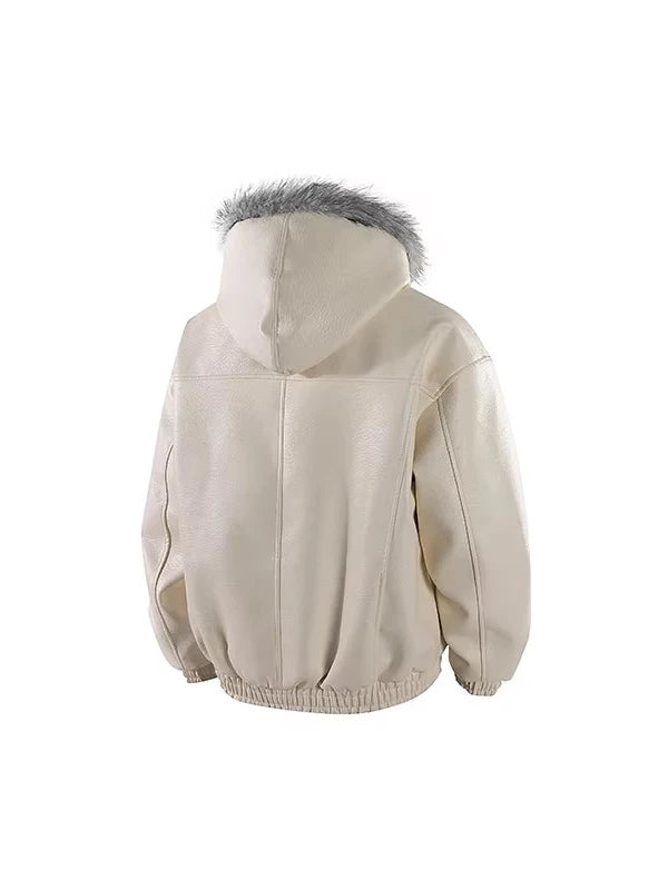 Fleece thickened hooded cotton jacket FE0710