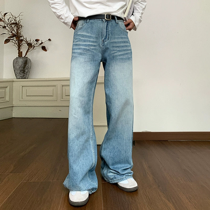 American Vintage Wide-Leg Light Blue Jeans FE0290