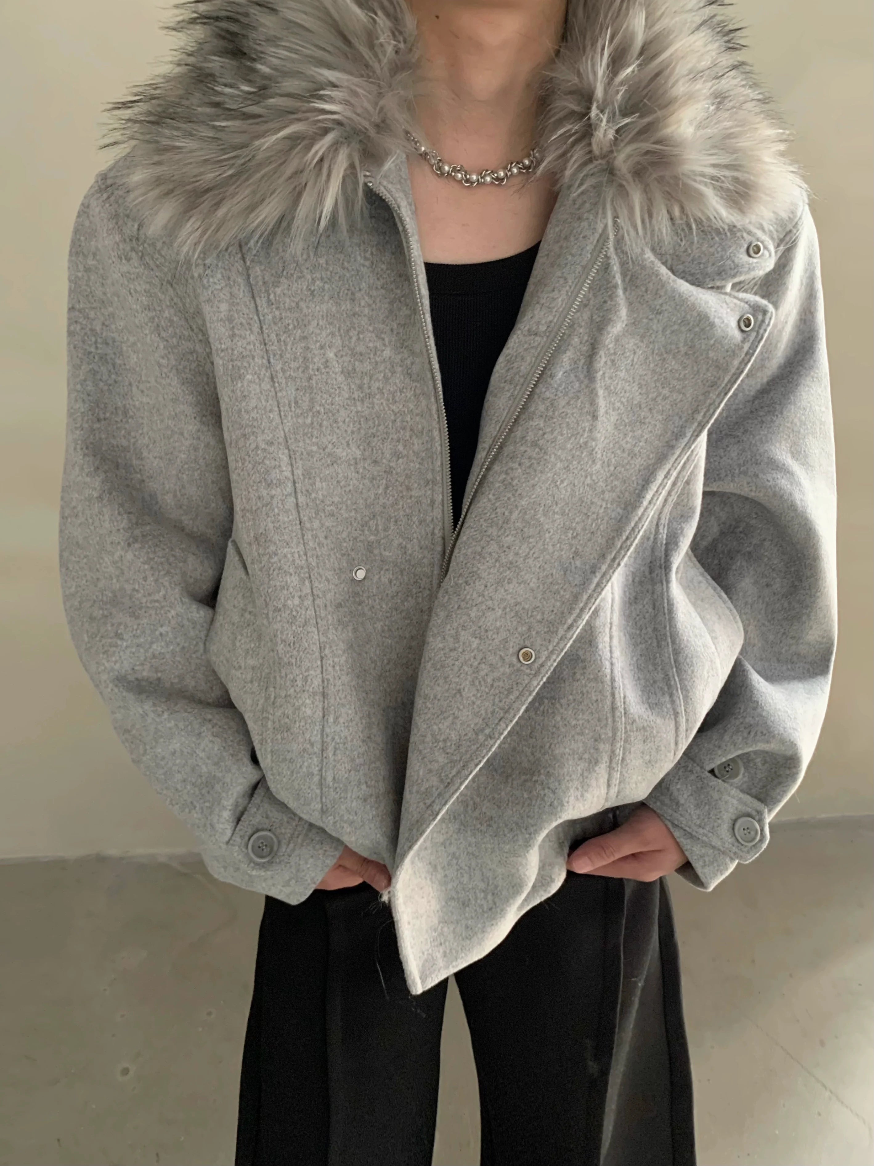 Winter American retro sweater cotton-padded coat men's thickened warm hooded jacket high-end cotton clothes tide T0190