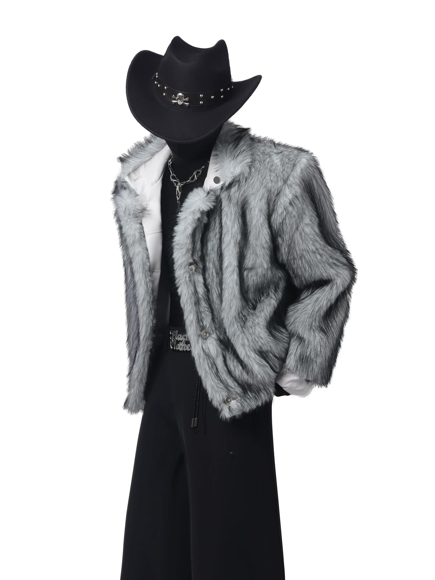 Premium big fur collar jacket FE0706