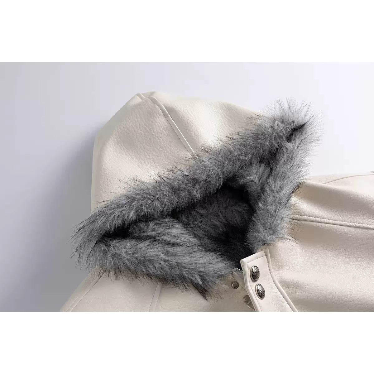 Fleece thickened hooded cotton jacket FE0710