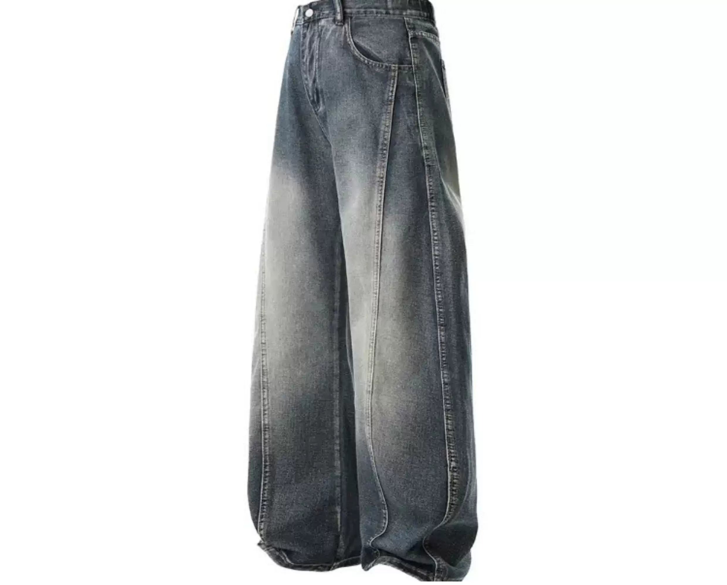 Washed retro scimitar jeans fff0284