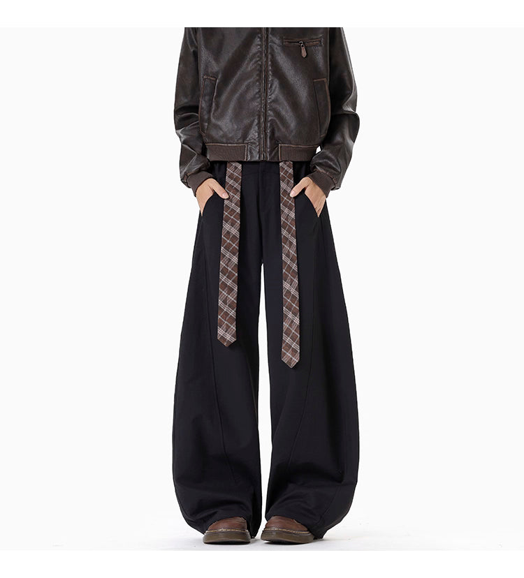 DRAPE SABER-CUT TROUSERS B0189