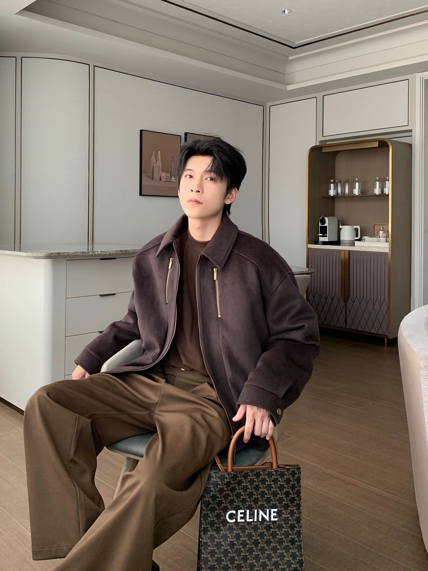 Removable liner down jacket T0366