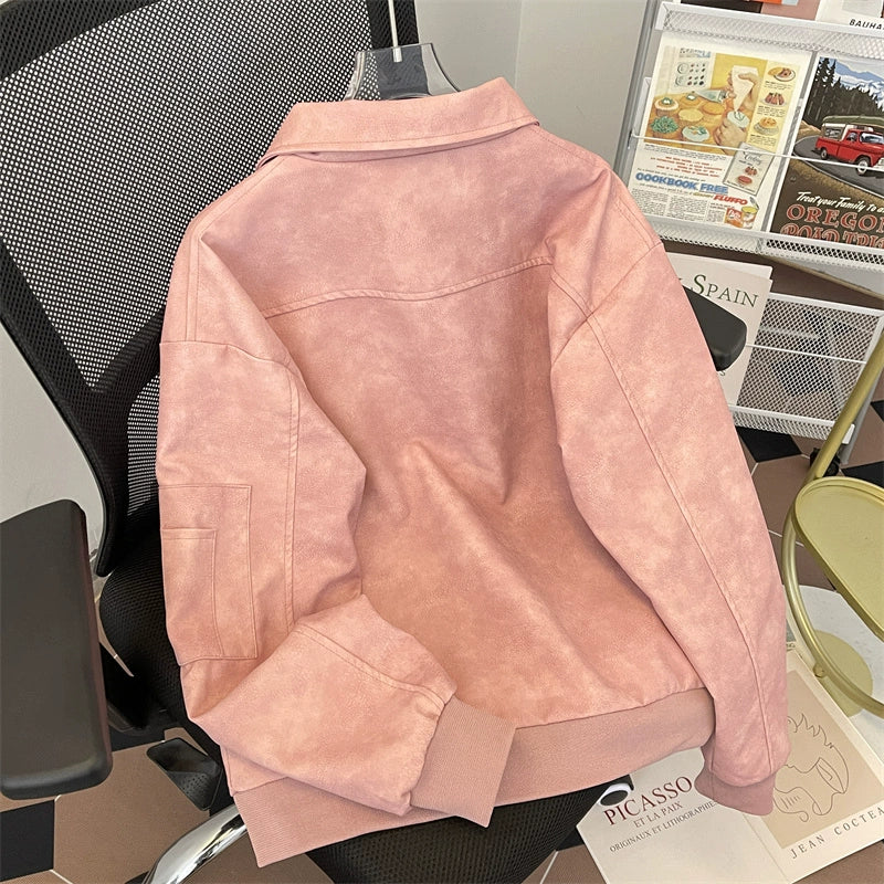 New leather jacket T0378