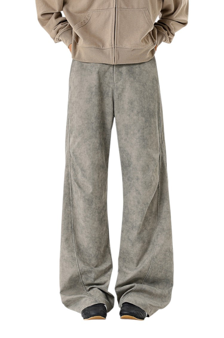 DECONSTRUCTED TIE-DYE SABER TROUSERS B0190