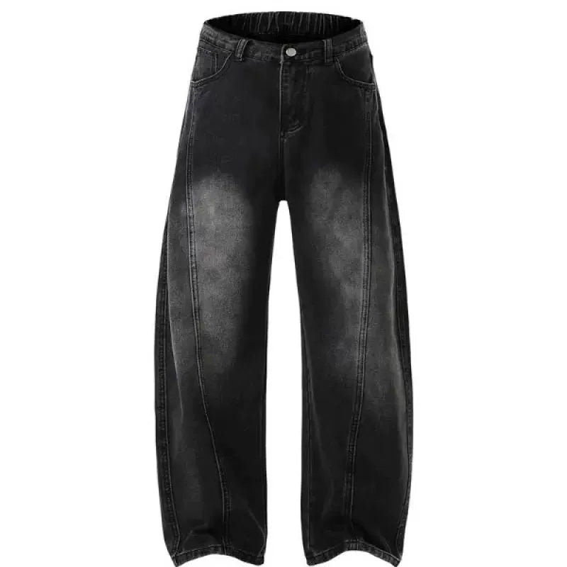 Washed retro scimitar jeans fff0284