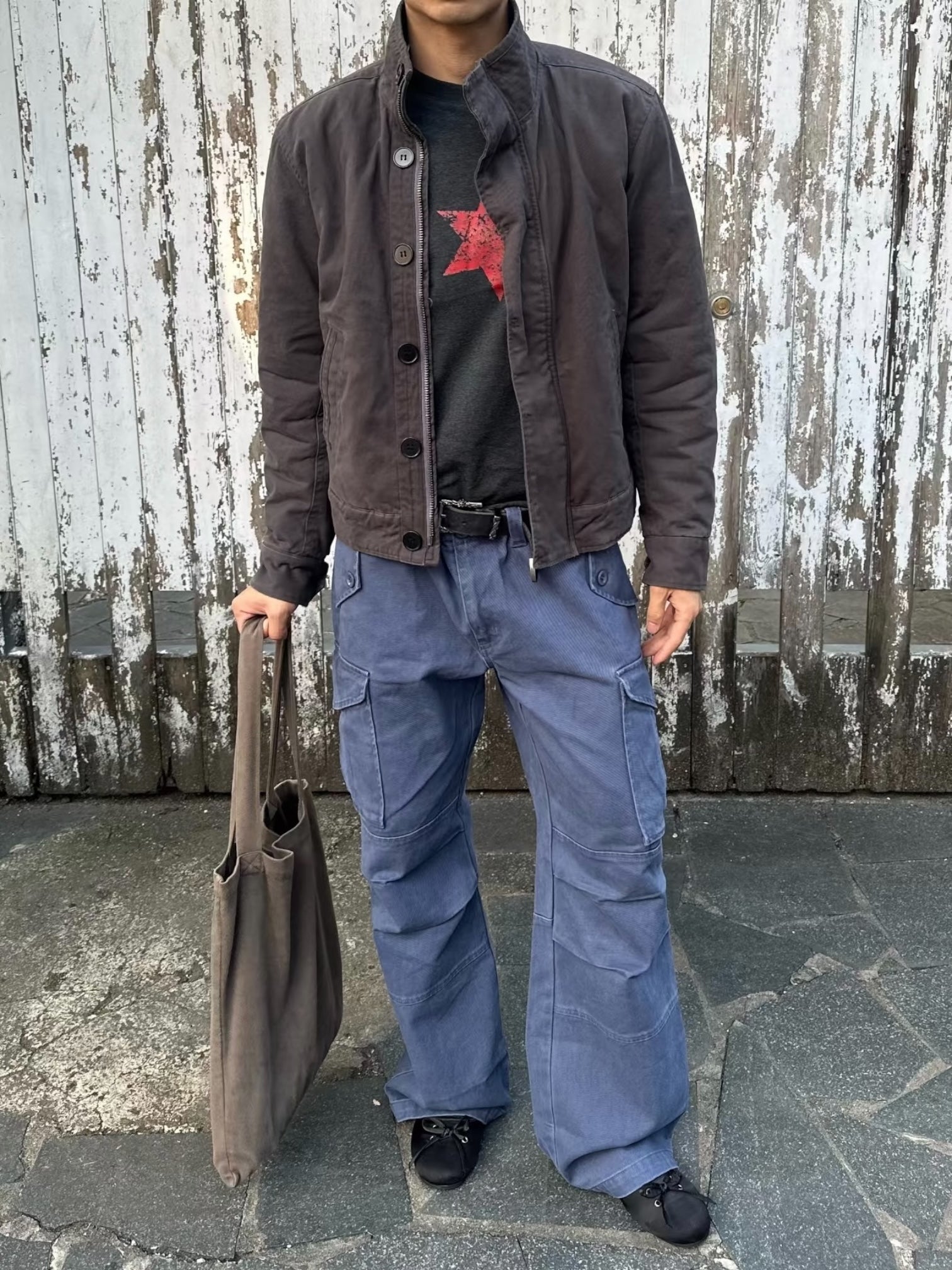 [XANVAS] FLEECE-LINED WORK JACKET T0173