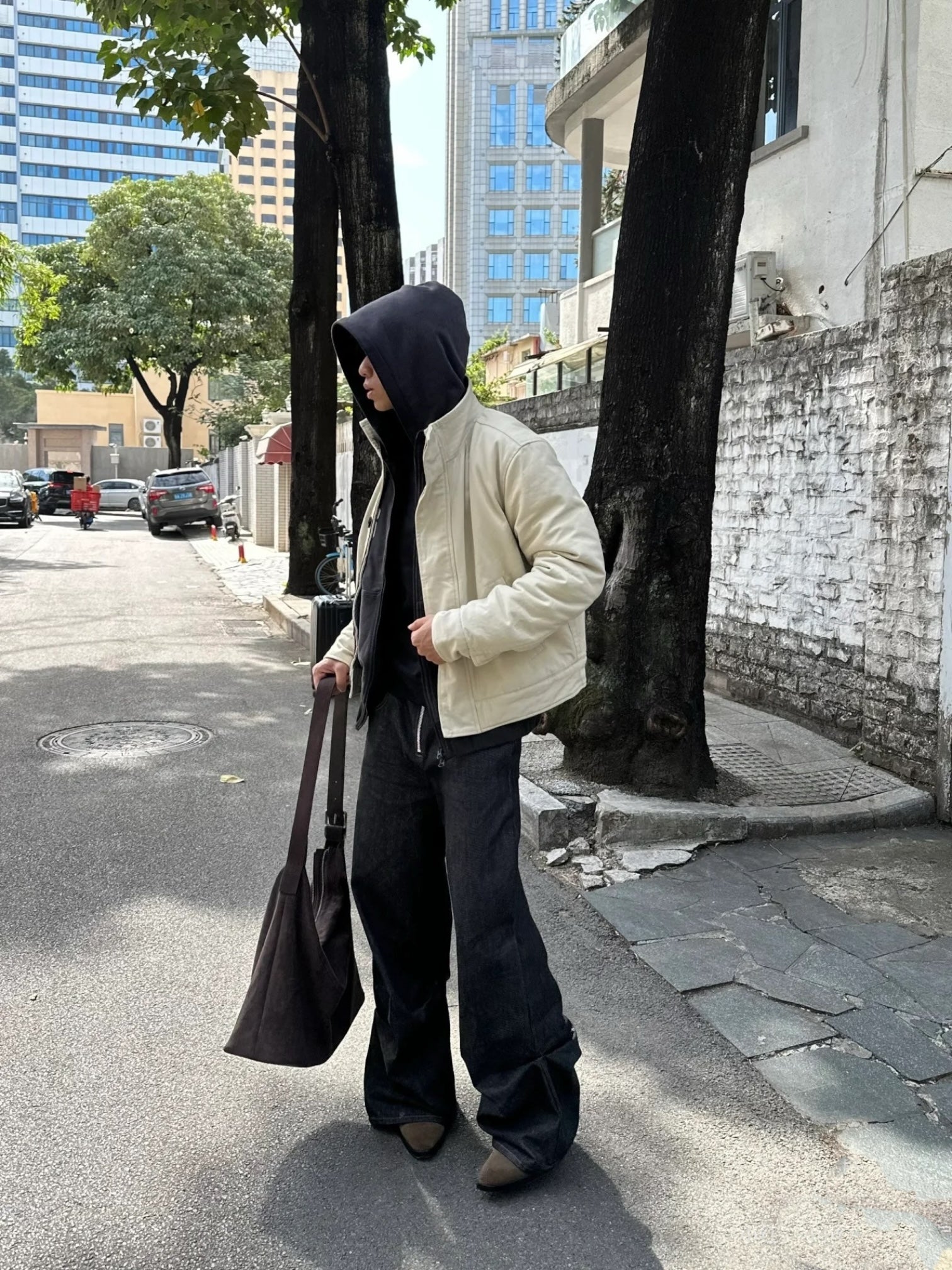 [XANVAS] FLEECE-LINED WORK JACKET T0173