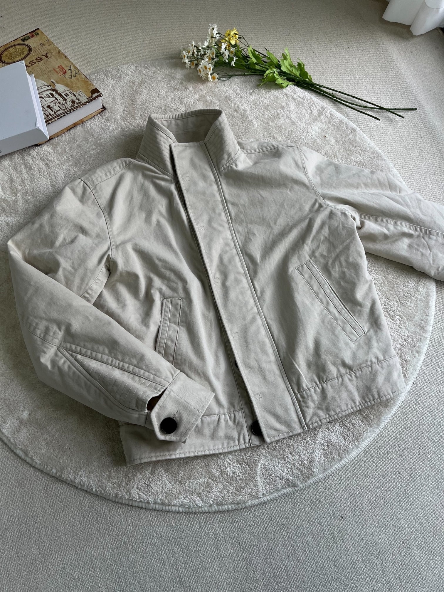 [XANVAS] FLEECE-LINED WORK JACKET T0173