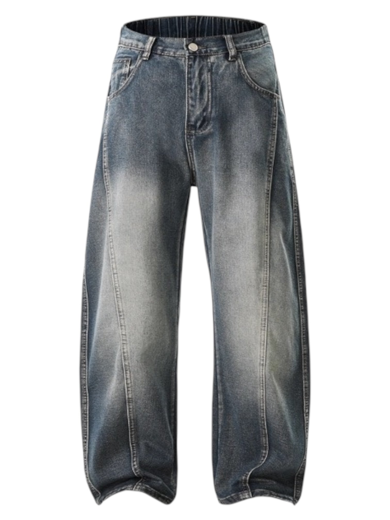 [DAZHONGMA] WASHED SABER-CUT JEANS B0184
