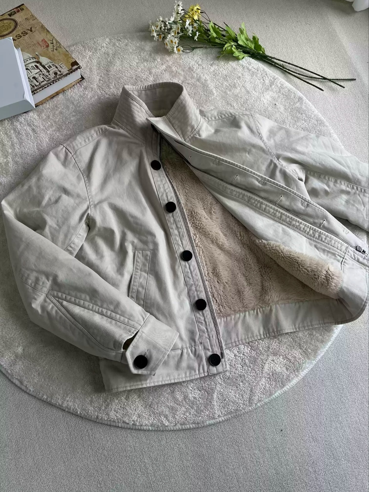 [XANVAS] FLEECE-LINED WORK JACKET T0173