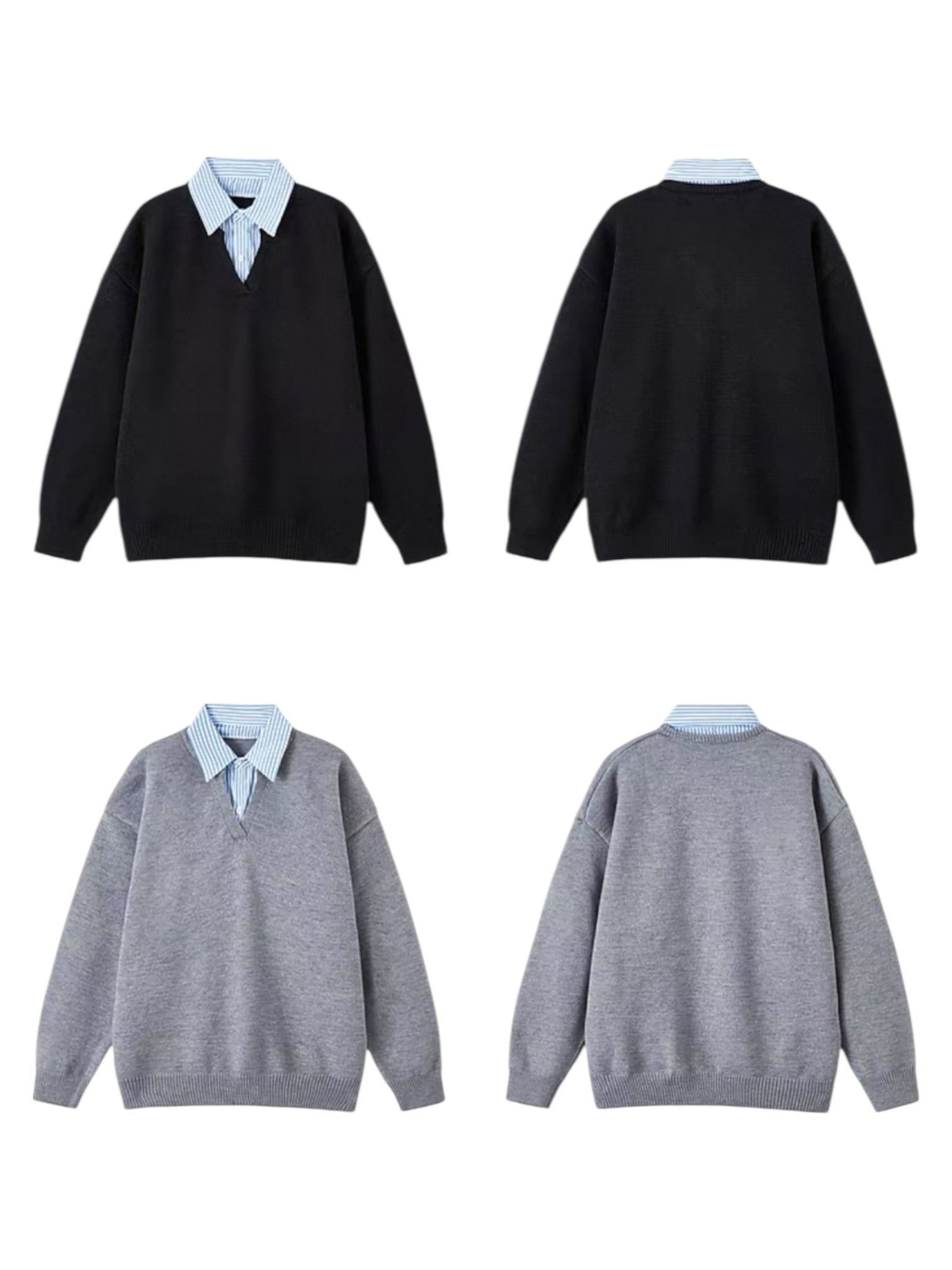 FAKE-LAYER SHIRT S0074