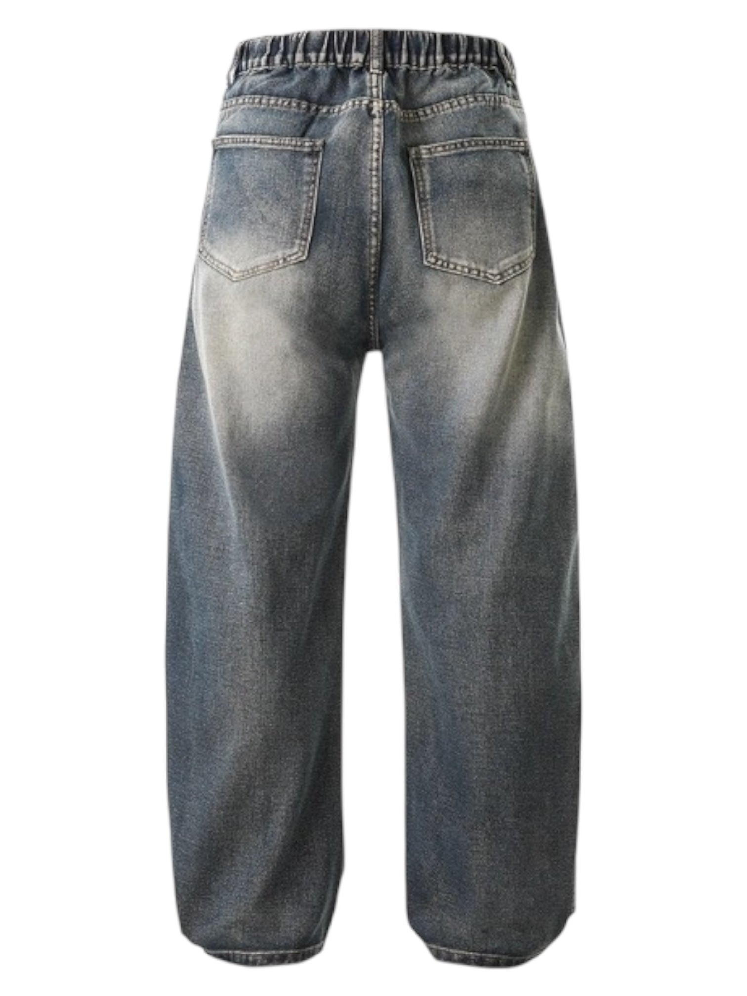 [DAZHONGMA] WASHED SABER-CUT JEANS B0184