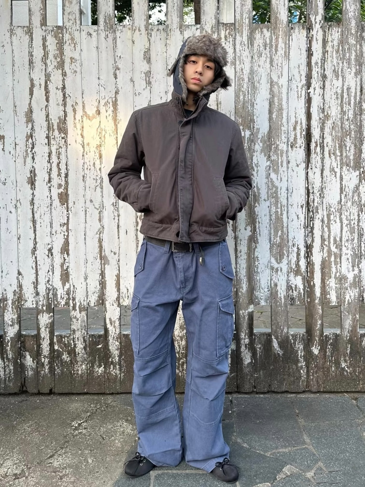 [XANVAS] FLEECE-LINED WORK JACKET T0173