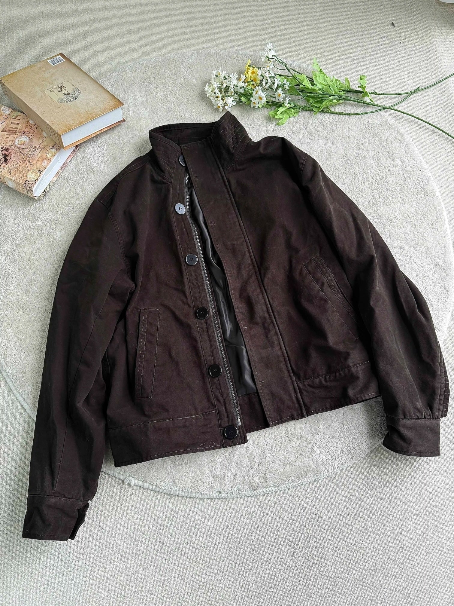 [XANVAS] FLEECE-LINED WORK JACKET T0173