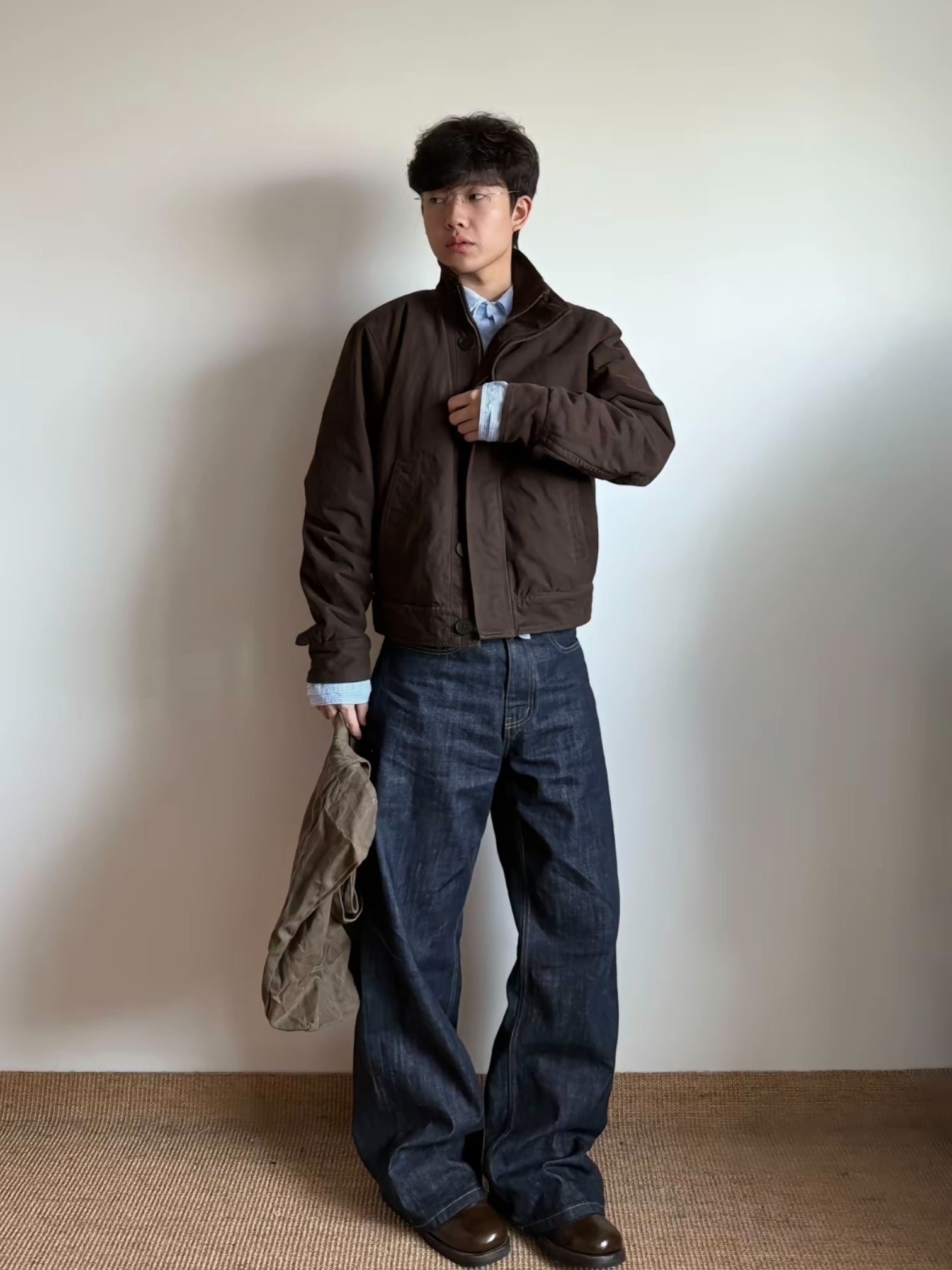 [XANVAS] FLEECE-LINED WORK JACKET T0173