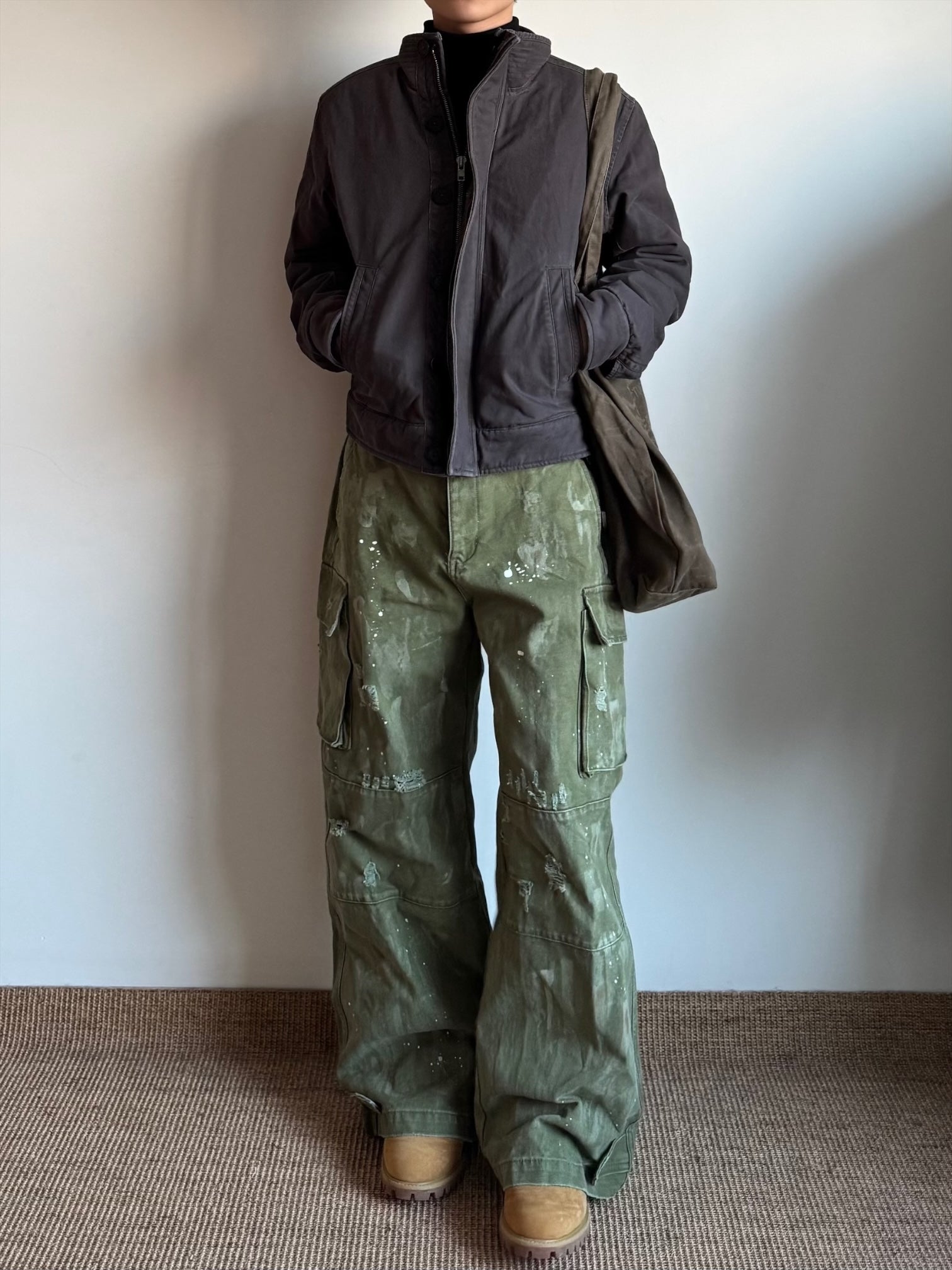 [XANVAS] FLEECE-LINED WORK JACKET T0173