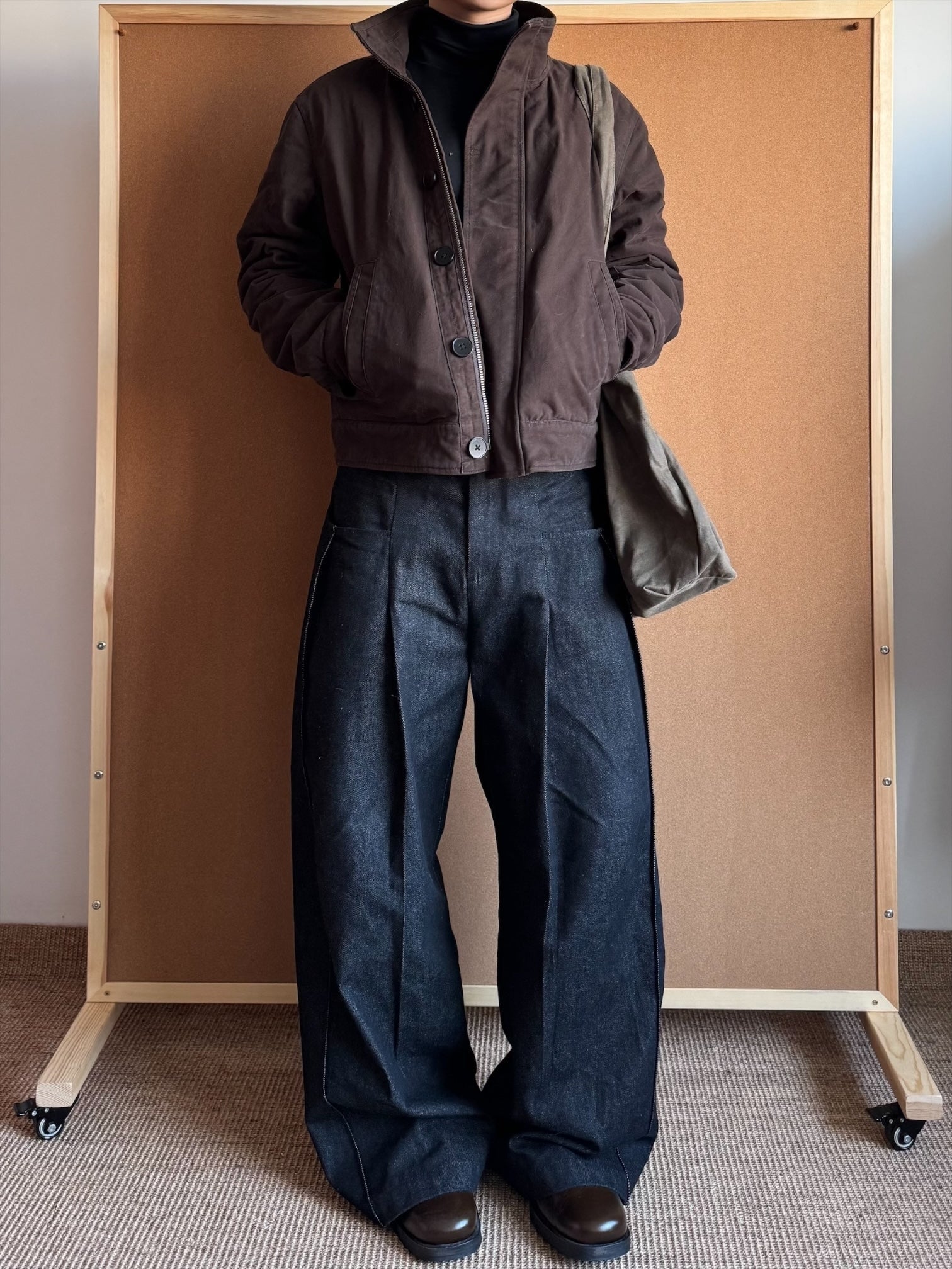 [XANVAS] FLEECE-LINED WORK JACKET T0173