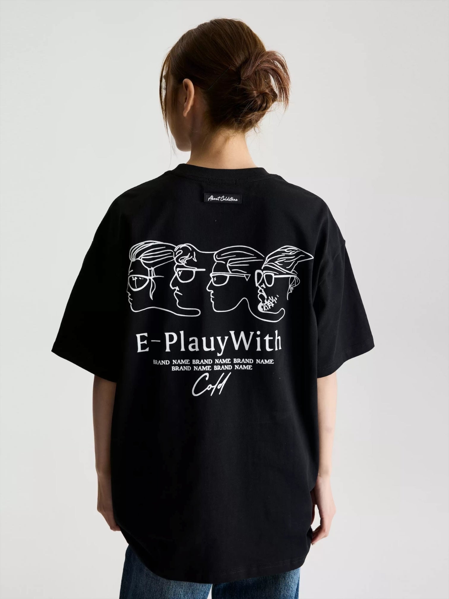 [COLDSTONE] GRAPHIC WIDE T-shirt J0106