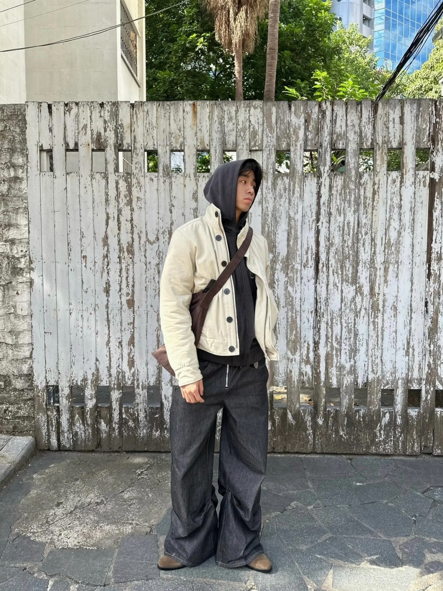 [XANVAS] FLEECE-LINED WORK JACKET T0173