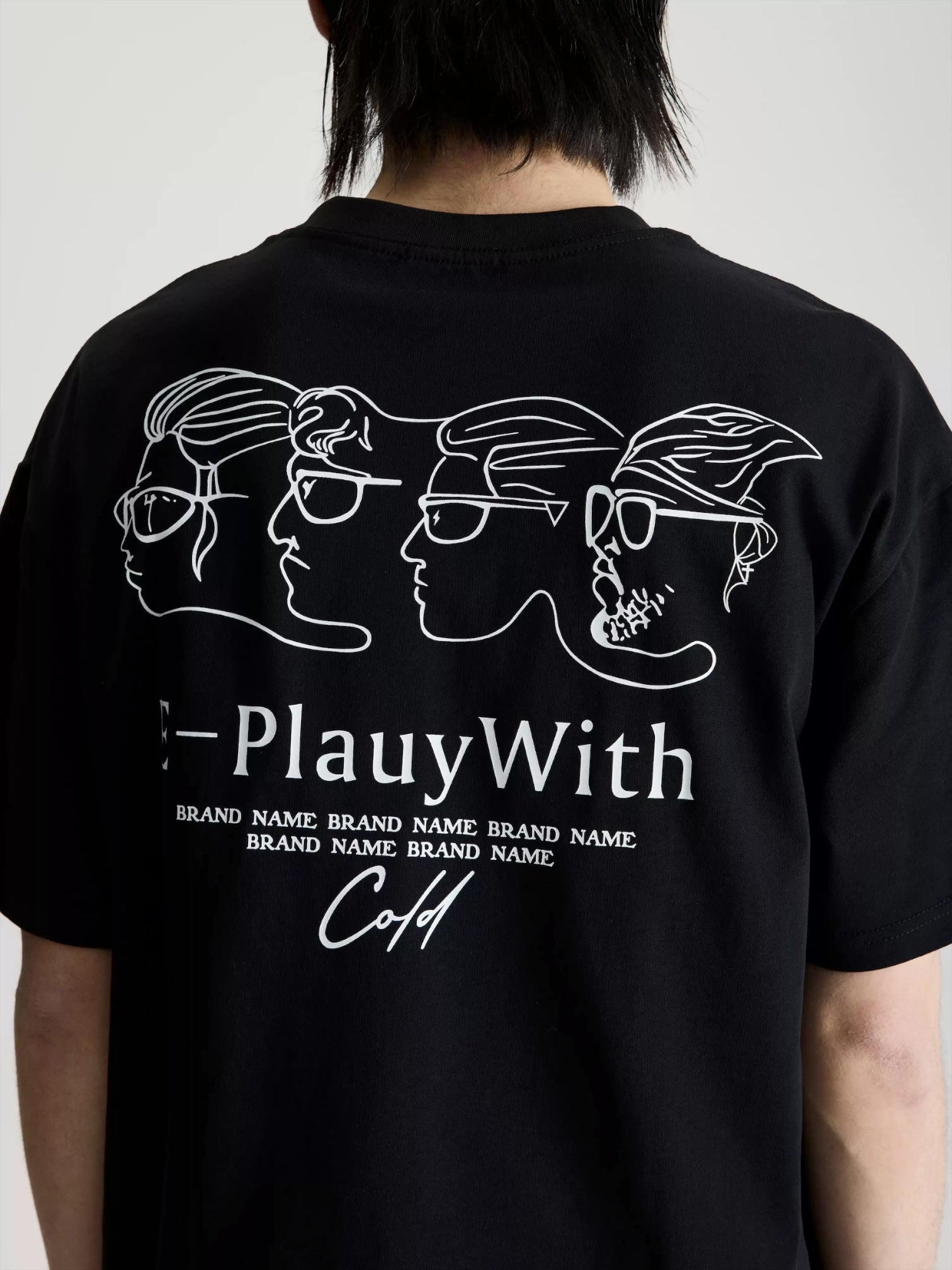 [COLDSTONE] GRAPHIC WIDE T-shirt J0106