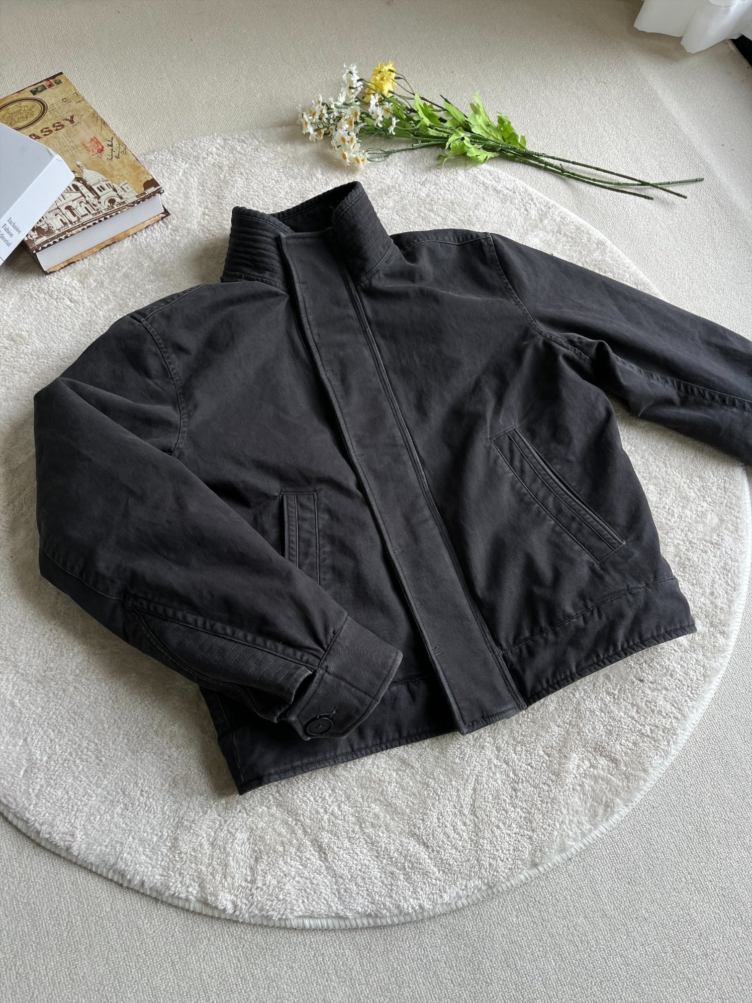 [XANVAS] FLEECE-LINED WORK JACKET T0173