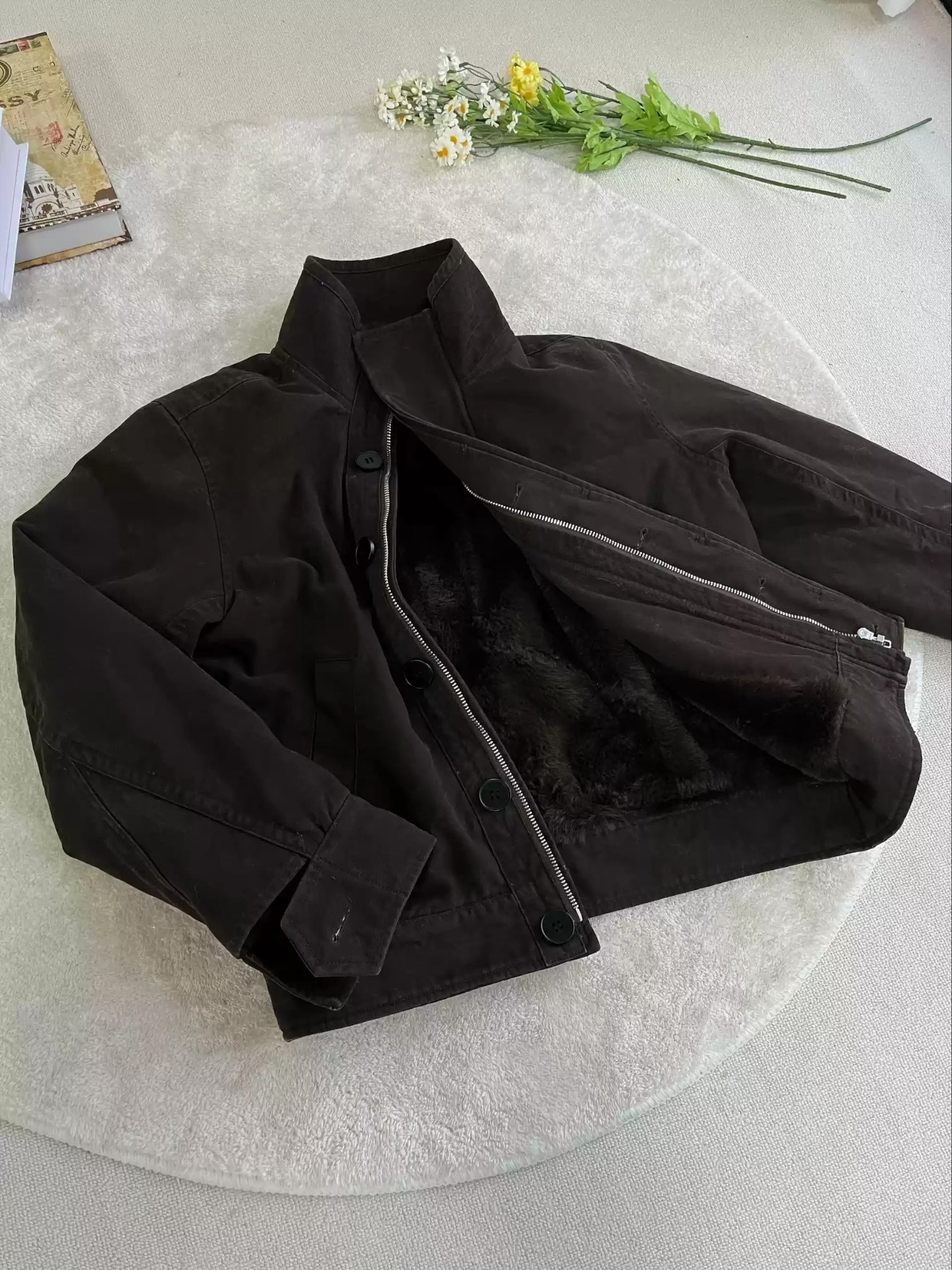 [XANVAS] FLEECE-LINED WORK JACKET T0173