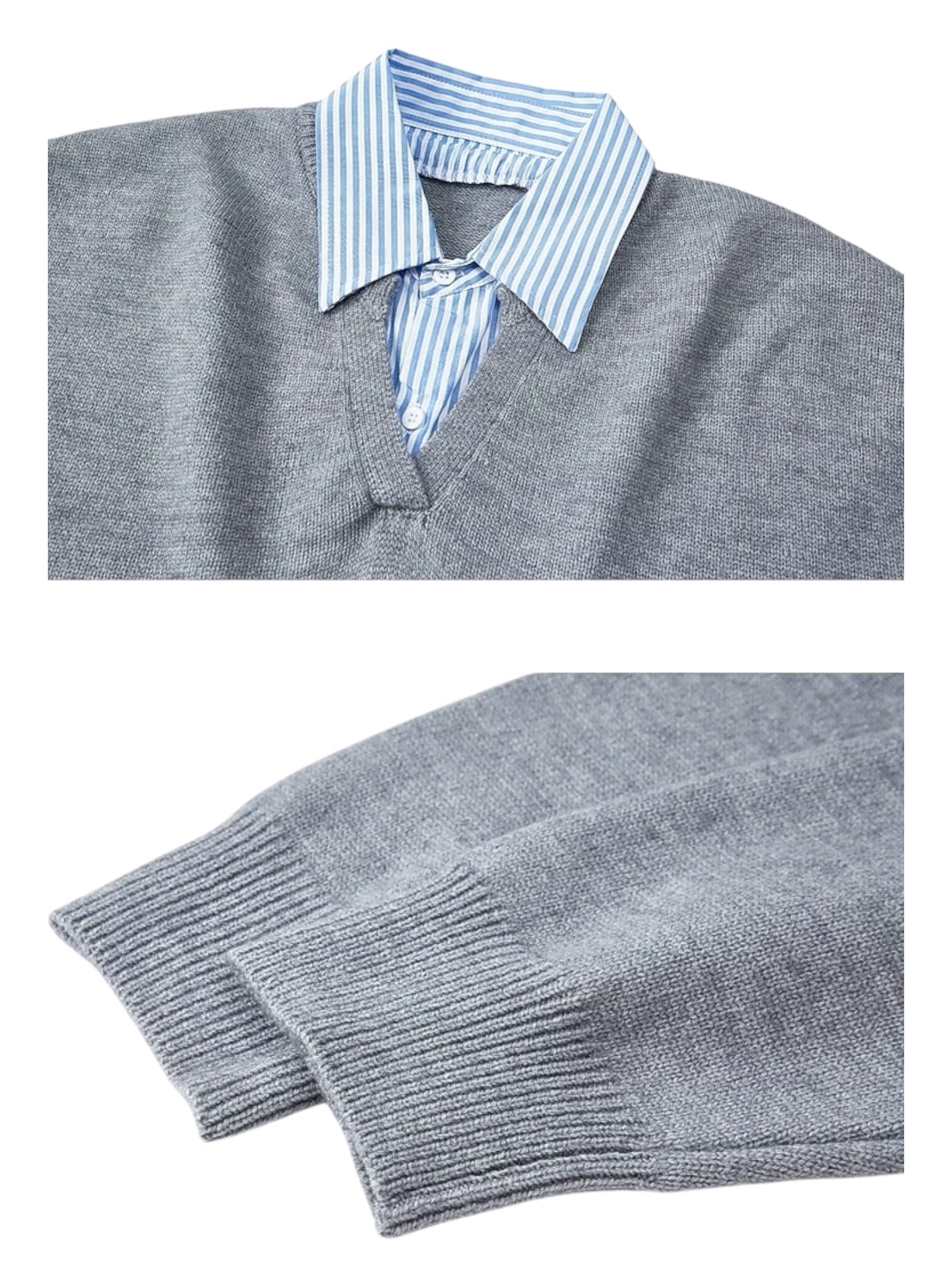 FAKE-LAYER SHIRT S0074